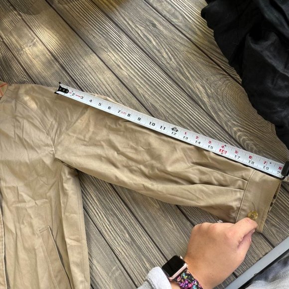 Burberry's Vintage Nova Check Short Coat Women's 10 - Picture 10 of 10